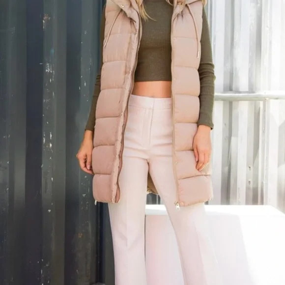 Long Puffer Vest (Large) - Picture 10 of 11